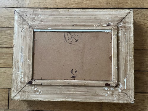 Tableau Peinture Huile Sur Panneau encadrée et Signée (L18) - Imagen 8 de 8