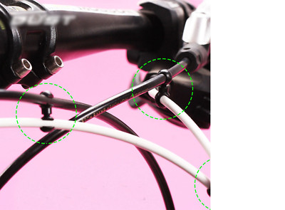 5 x Cable Clip Zugbefestigung Klammer  Bremsleitungsbefestigung Fahrrad