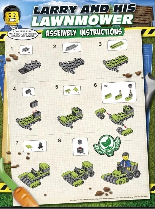 LEGO City: городской рабочий с газонокосилкой - Изображение 4 из 4