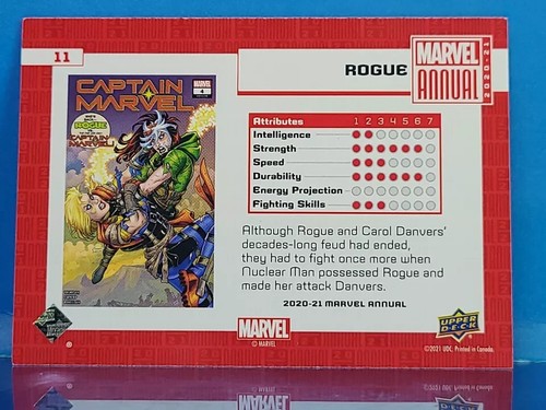 2019-20 & 2020-21 Marvel Annual UPPER DECK Trading Cards You Pick! - Picture 65 of 151
