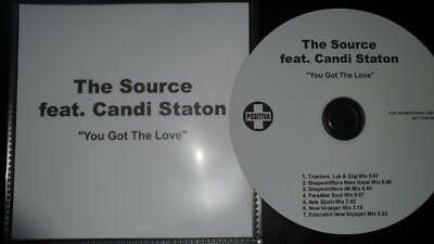 THE SOURCE ft CANDI STATON  ''YOU GOT THE LOVE'' 7-MIX 2006 POSITIVA PROMO CD