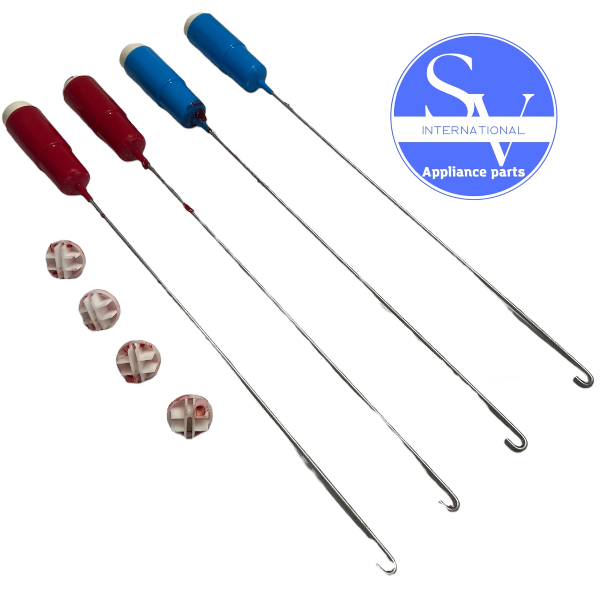 OEM GE Washer Suspension Rod Kit WH16X25219 WH16X26908 (SET 4) | eBay