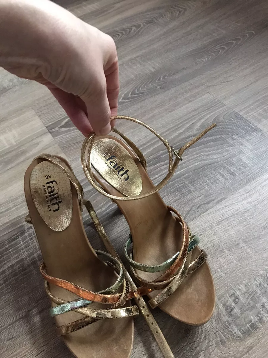 Faith silver on sale sandals