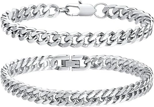 Mens stainless steel bracelets ebay deals