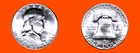 1949-S FRANKLIN HALF DOLLAR SILVER 50C HIGH-BU+++ MS+++ FROM ROLL RAREST S MINT!