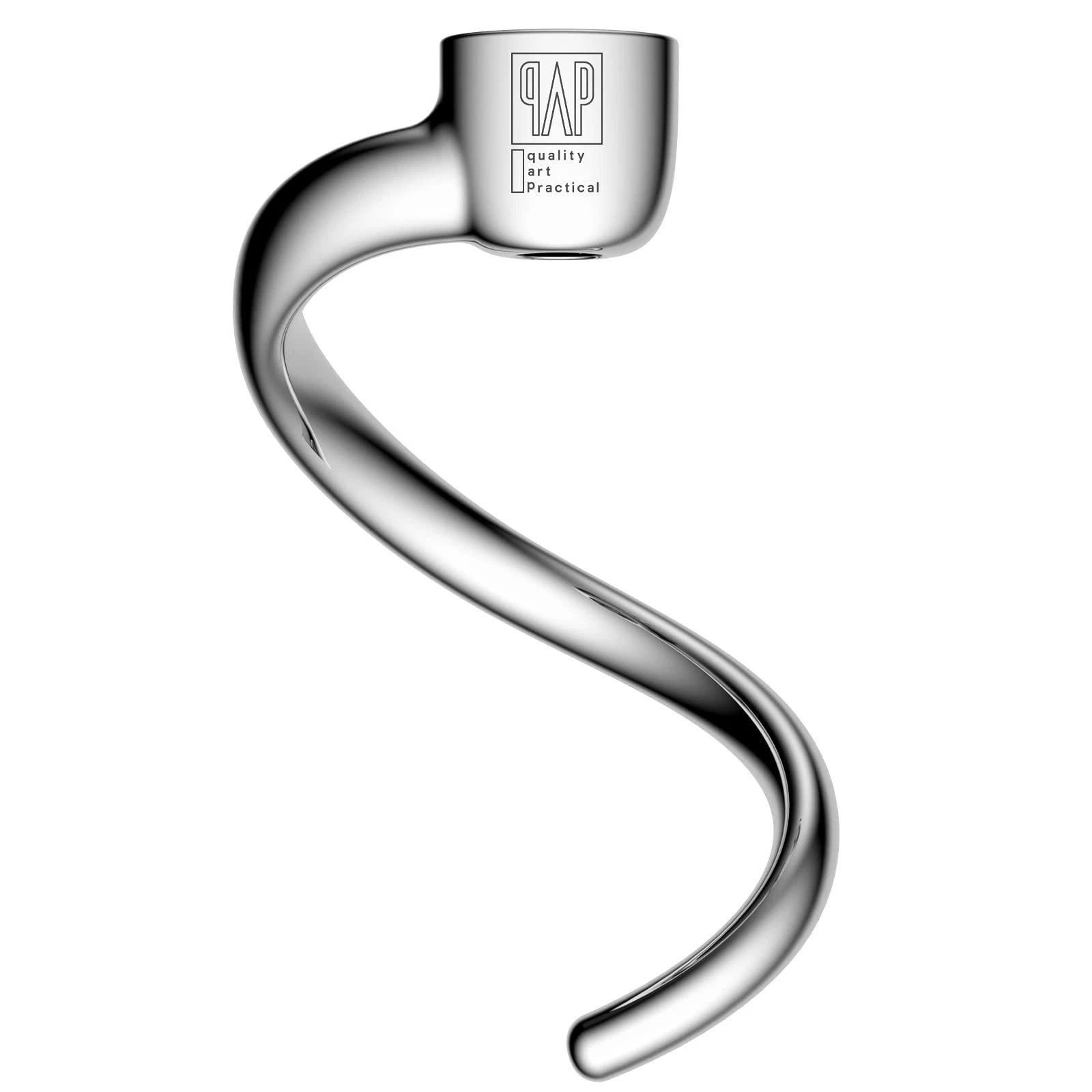 Stainless Steel Spiral Dough Hook Replacement for KitchenAid 4.5QT & 5QT Bowl...