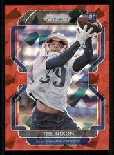 2021 Panini Prizm Prizms Red Ice #428 Tre Nixon
