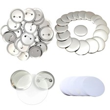 200 Sets 58mm/2.28inch Button Maker Supplies, Approx.2.25 inch Round Badge ...