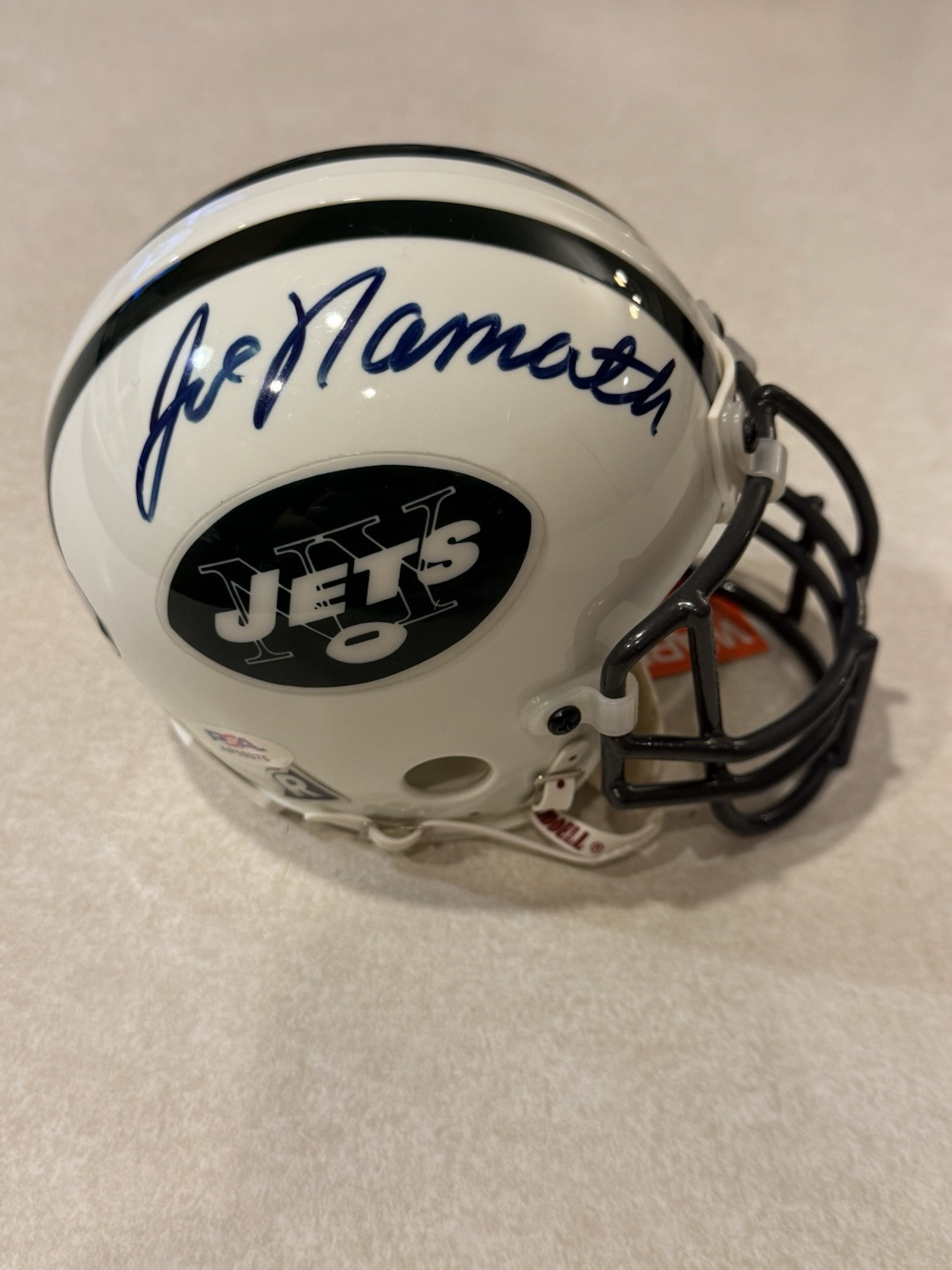 Joe Namath NY Jets HOF Authentic Mini Helmet PSA/DNA Signed Auto Autographed