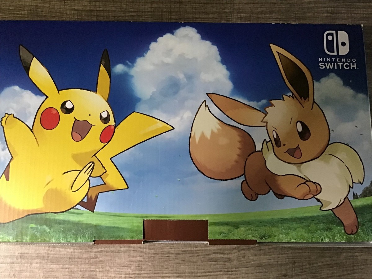 Nintendo Switch HAC-001 Pikachu & Eevee Edition with Pokémon