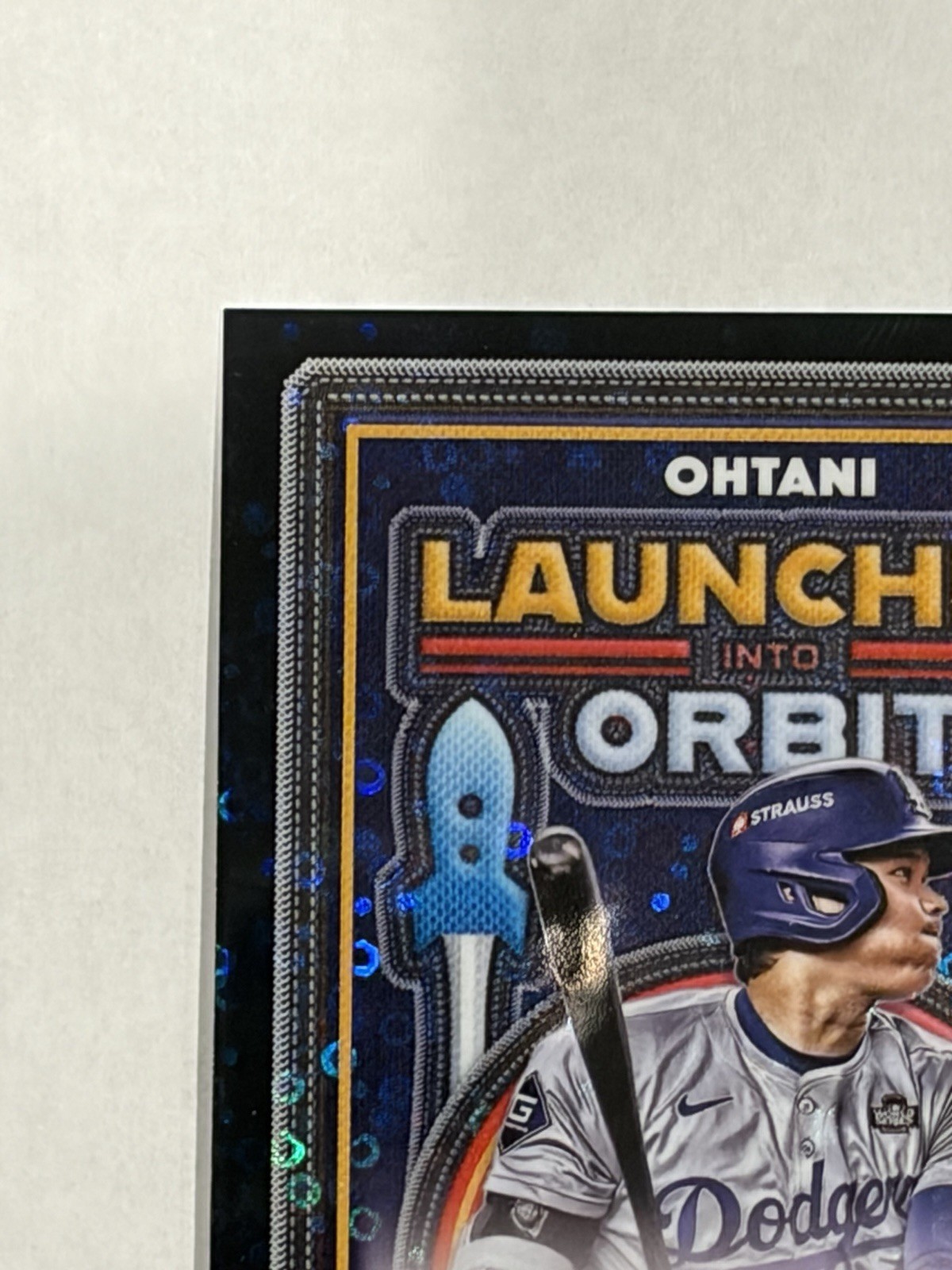2025 Topps Chrome Cosmic SHOHEI OHTANI Launched Into Orbit Auto /10 Black SSP view 4