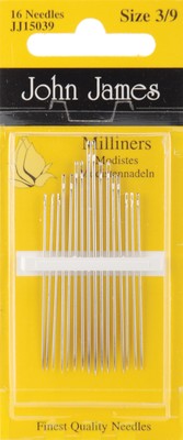 John James Milliners Handnadeln - Größe 3/9 16/Pkg JJ150-39