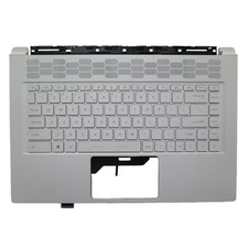 White PalmRest White Keyboard For MSI Stealth 15M A11SD A11UE English US