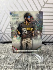 SAMUEL ZAVALA 2023 Bowman Sterling Mini-Diamond Parallel /150 Padres