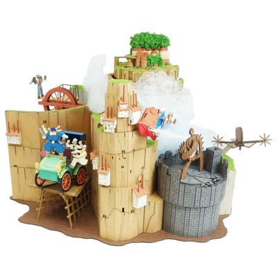 Sankei Studio Ghibli Serie Laputa: Castle In The Sky Diorama Paper Craft Mk07-4