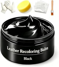 Leather Recoloring Balm for Faded Leather  Vinyl - Restores Color on Sofas,