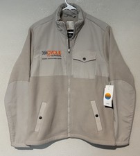 NWT Vuori Morrow Sherpa Jacket Dark Salt V537 Sz M Cycle for Survival Embroidery