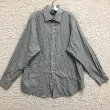 Polo Ralph Lauren Button Up Shirt Extra Large Adult Gray Curham Classic Fit Mens