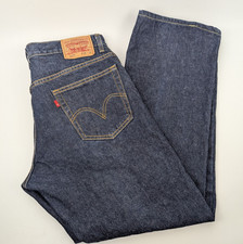 Vtg Y2k Levis 517 Jeans Mens 35x32 Boot Cut Rodeo Cowboy Dark Wash Western Work