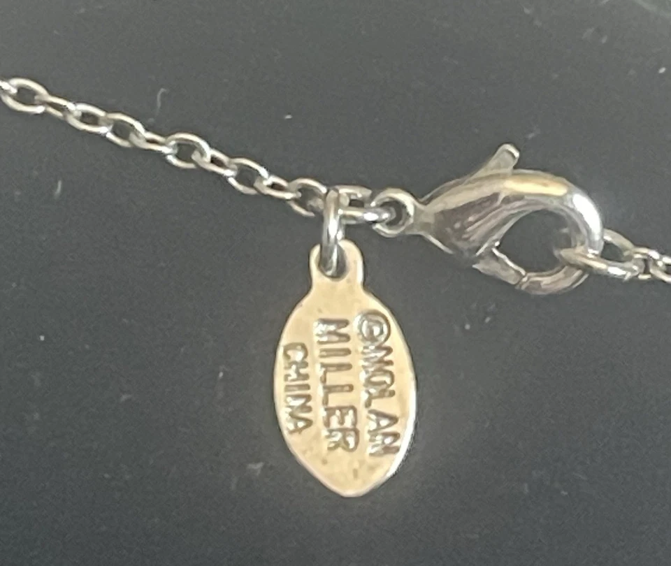 Шикарный Nolan Miller лаванды кристалл станции длинное ожерелье 3 фута омар застежка - Изображение 3 из 3