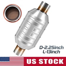 2.25 Universal Cat Catalytic Converter High Flow Epa Approved Stainless Steel 2.25 Universal Cat Catalytic Converter High Flow Epa Approved Stainless Steel