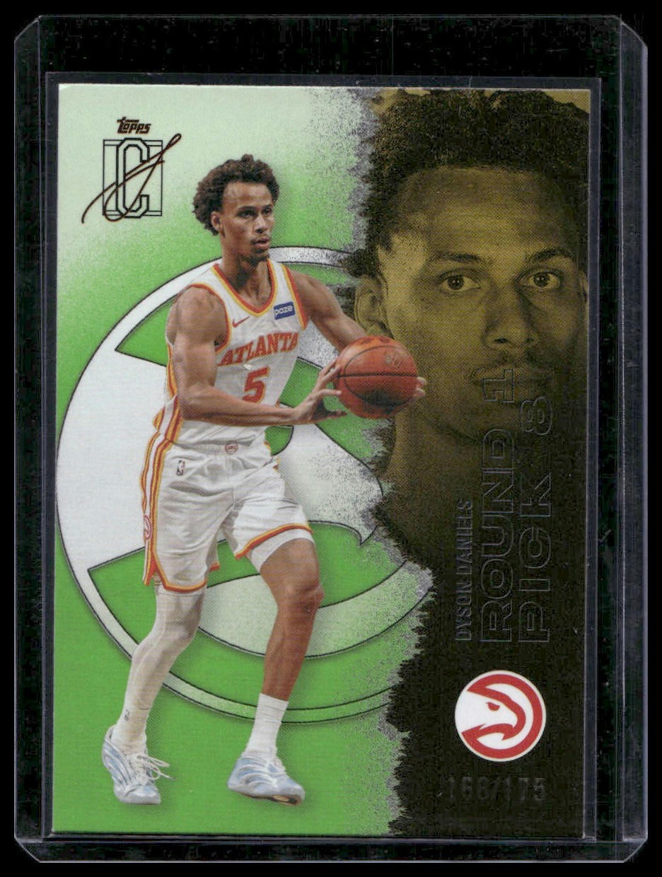 2025-26 Topps Signature Class #26 Dyson Daniels Lime #/175