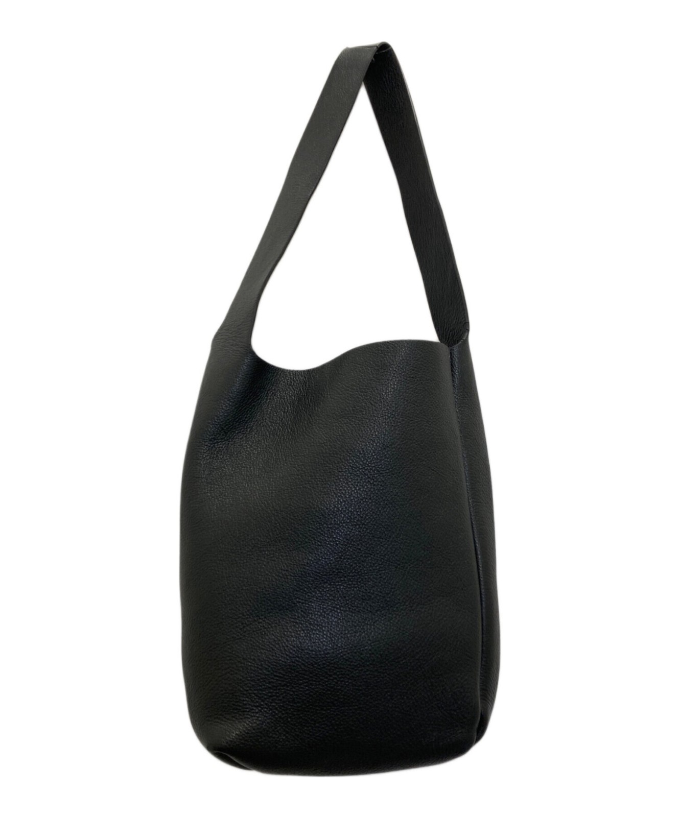 Aeta Pebble Grain Leather Shoulder Bag S Size pg01 Black Women's #TFB7261