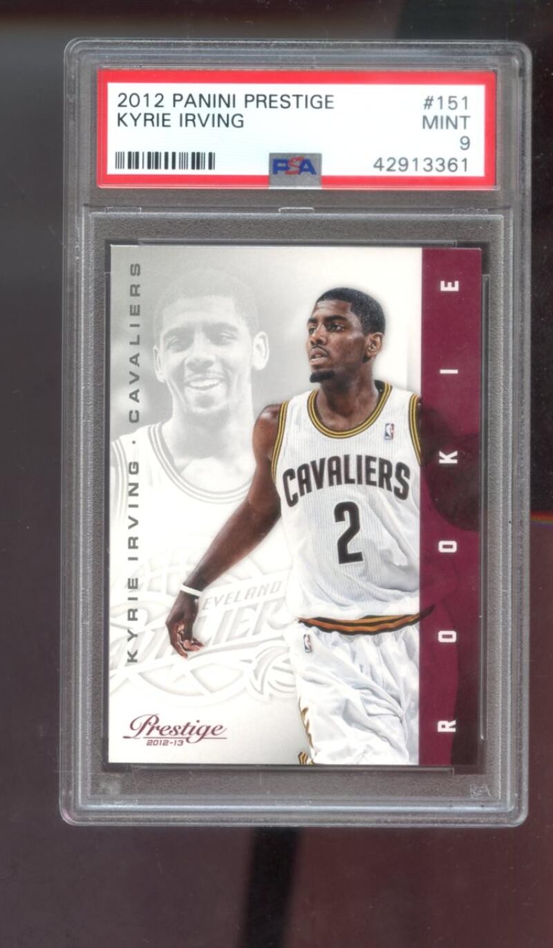 2012-13 Panini Prestige #151 Kyrie Irving ROOKIE RC PSA 9 Graded Card NBA 12-13