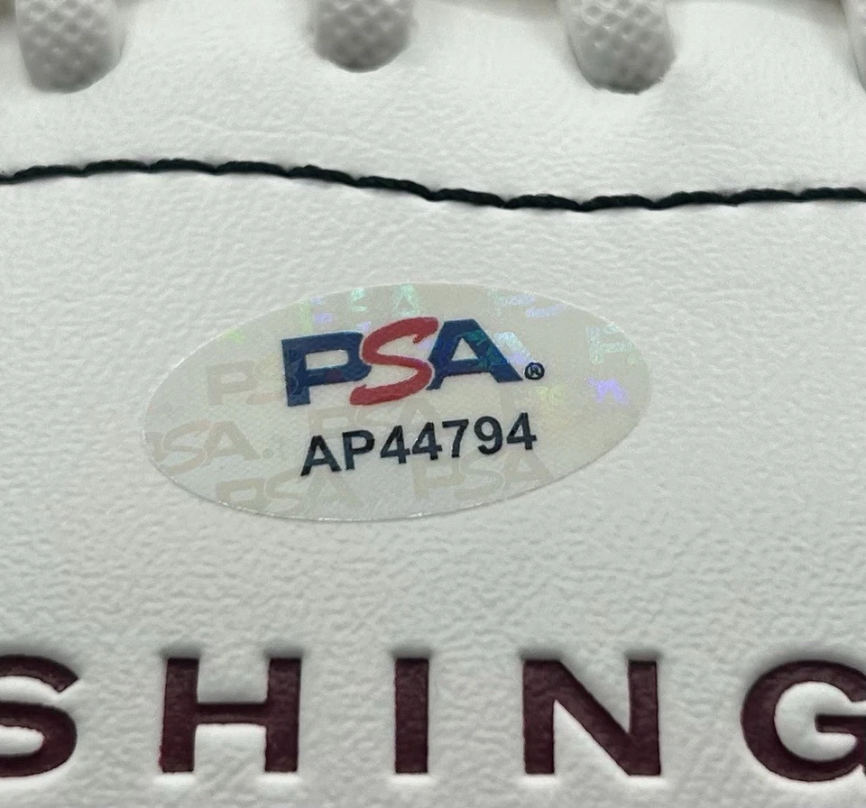 Dan Quinn Signed Washington Commanders White Panel Autographed Football PSA/DNA - Image 4 of 4