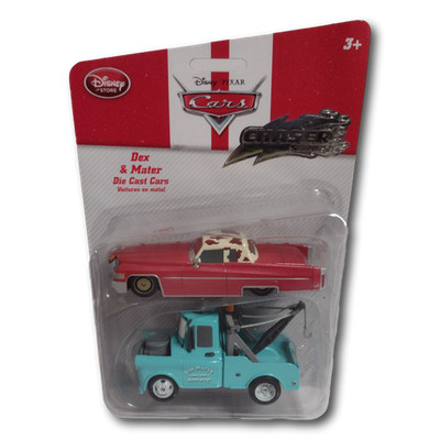 Disney Pixar Cars Disney Store Dex & Mater Chaser Deluxe 2er Pack