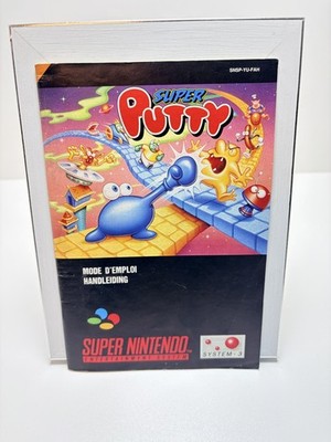 Super Putty SNES Spielanleitung Original Nintendo Super Nintendo PAL