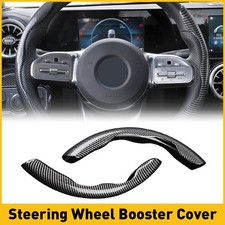 Carbon Steering Car Fiber Wheel Booster NonSlip Cover Durable Textured Universal