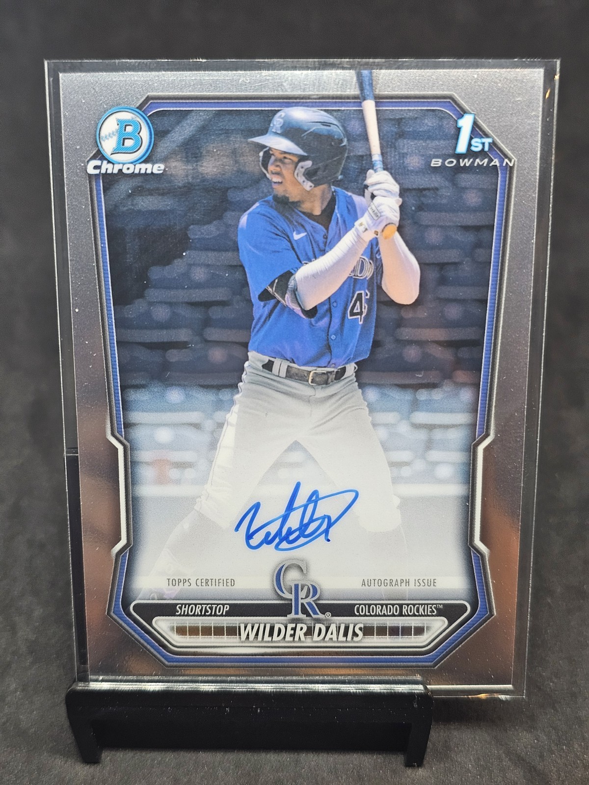 2026 BOWMAN CHROME BASEBALL WILDER DALIS 1ST BOWMAN AUTO