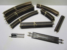 Atlas HO Scale Brass Snap-Track Lot 52pcs.