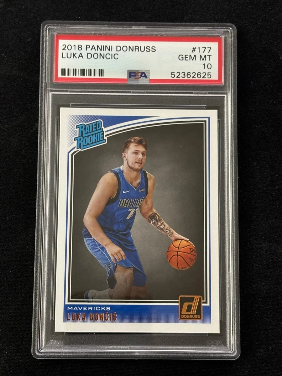 Luka Dončić 10 Graded Basketball Rookie Sports Trading Cards
