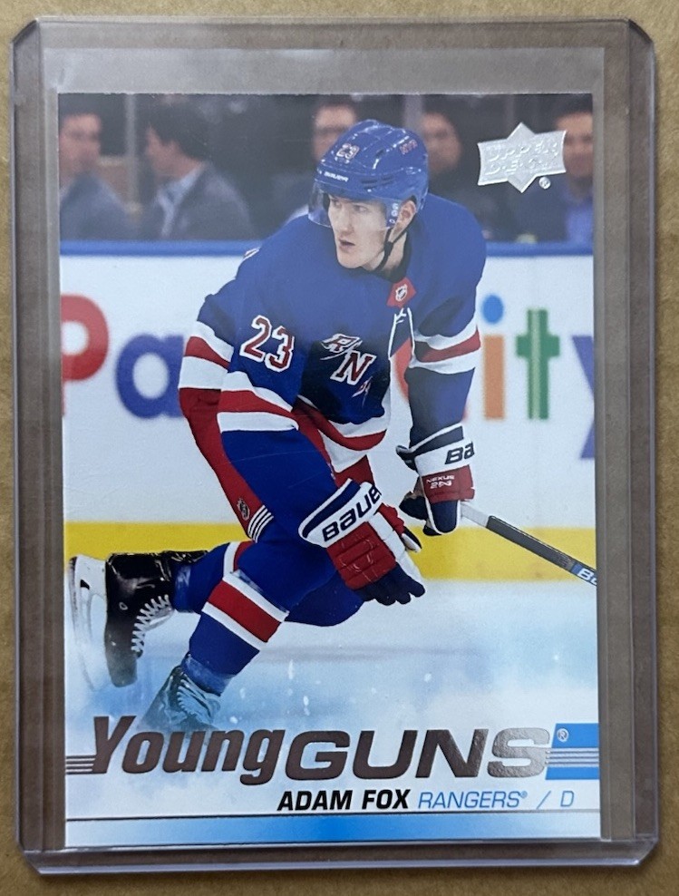 2019-20 Upper Deck - Young Guns Adam Fox #228 (RC)