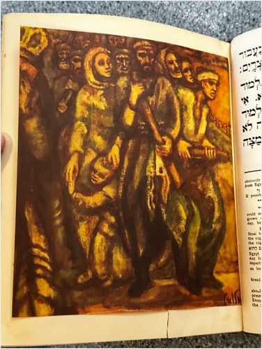 Publicación del Sinaí Hagadá Allweil Ilustraciones Israel Hebreo Inglés - Imagen 13 de 24