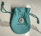 Tiffany & Co Sterling Silver .925 18K 750 Round Keyhole Lock Padlock Pendant  — photo 5