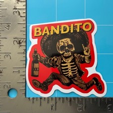 Mexican Sticker BANDITO Mexico Pride Culture, Gloss PVC Decal