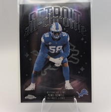 Topps Chrome 2025 All-Chrome Insert Penei Sewell ACT-13 Detroit Lions Football