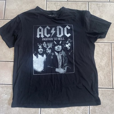 Black Vintage AC/DC Highway to Hell XL   T Shirt