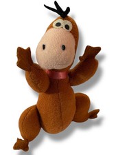 Vintage 1989 Fruity Pebbles Cereal Plush Dino Toy Brown Variant Premium Promo