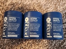 Preggo Sperm Health Capsules for Men Sperm Count  Motility, 60 Vegan Caps 3PACK