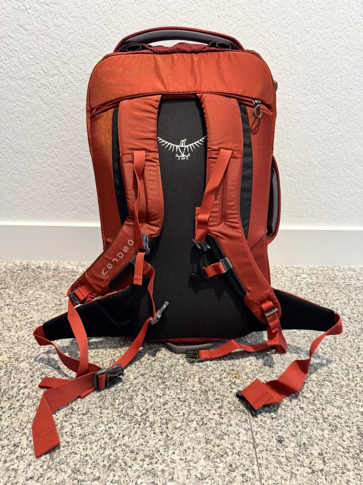 Mochila de viaje Osprey Porter 46 - naranja quemado. Nuevo sin etiquetas Foto 2 de 4