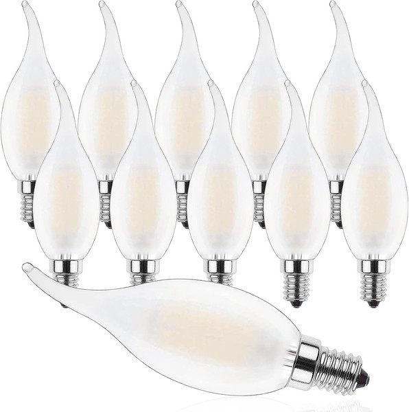 LED Kerzenlampe E14 Dimmbar 4W 2700K C35 Fil-image