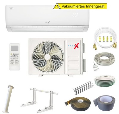 ArctX Klimaanlage Eco AX12ECO 3,5 kW mit Quick Connect Set