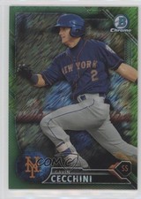 2016 Bowman Chrome Prospects Green Shimmer Refractor 73/99 Gavin Cecchini e5r