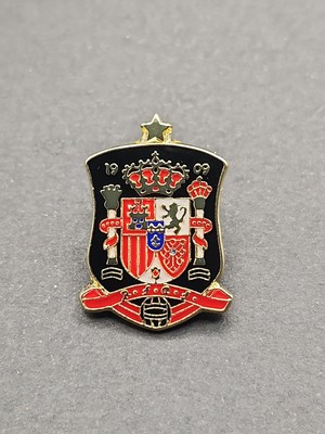 Spain National Soccer Team Logo Enamel Lapel Pin, FREE SHIPPING!