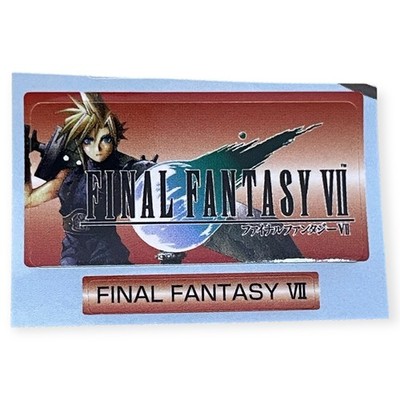 Sony PlayStation 1 PS1 Final Fantasy VII 7 Vintage VTG Memory Card