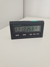 Junghans MEGA Alarm Vintage Funkwecker Digital Tischuhr Vergilbt
